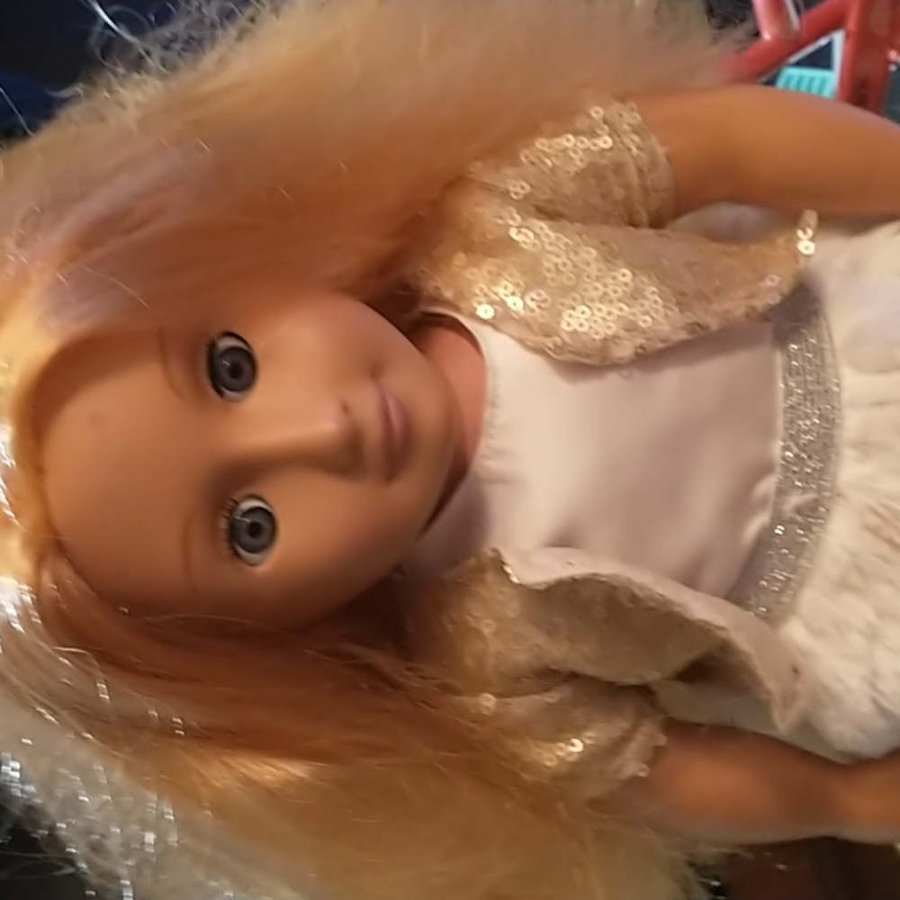 🚴💘 Doll & Bike Lot Journey Girl Lot 18" Doll & Accessories Lot 💘🚴